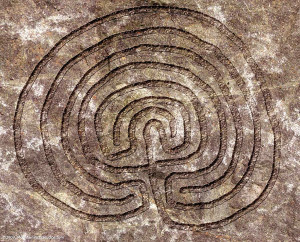 ancient Minoan labyrinth